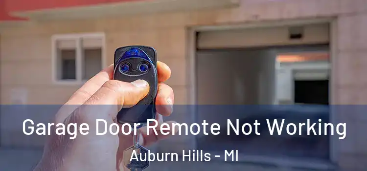  Garage Door Remote Not Working Auburn Hills - MI