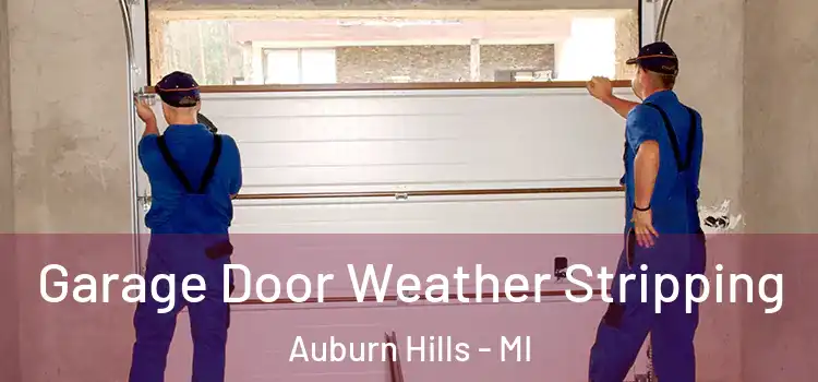  Garage Door Weather Stripping Auburn Hills - MI
