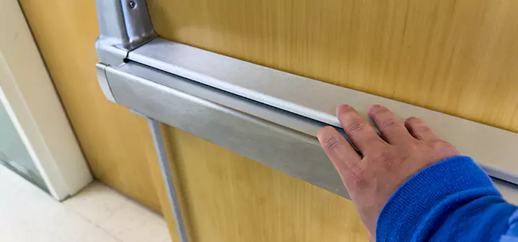 Installing a Push Bar on a Door Auburn Hills